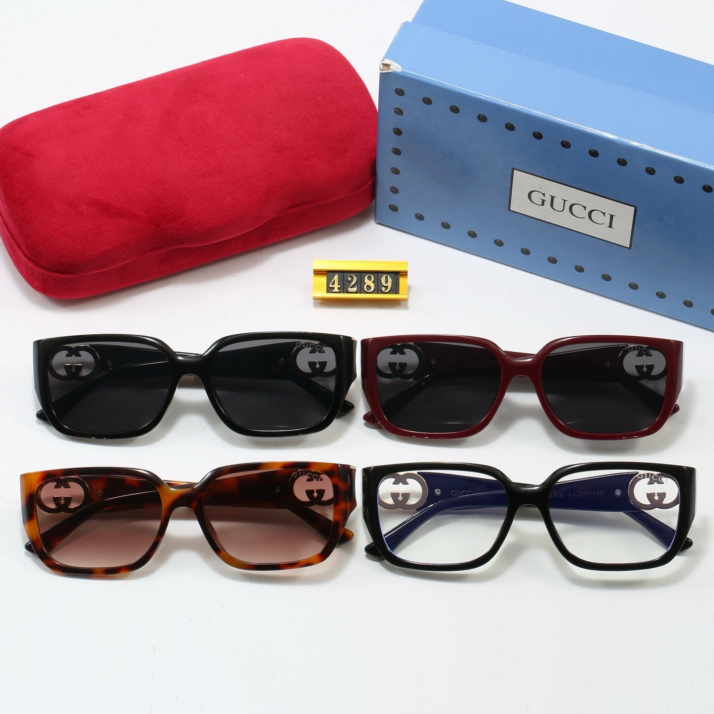 4-Color Fashion GG Sunglasses