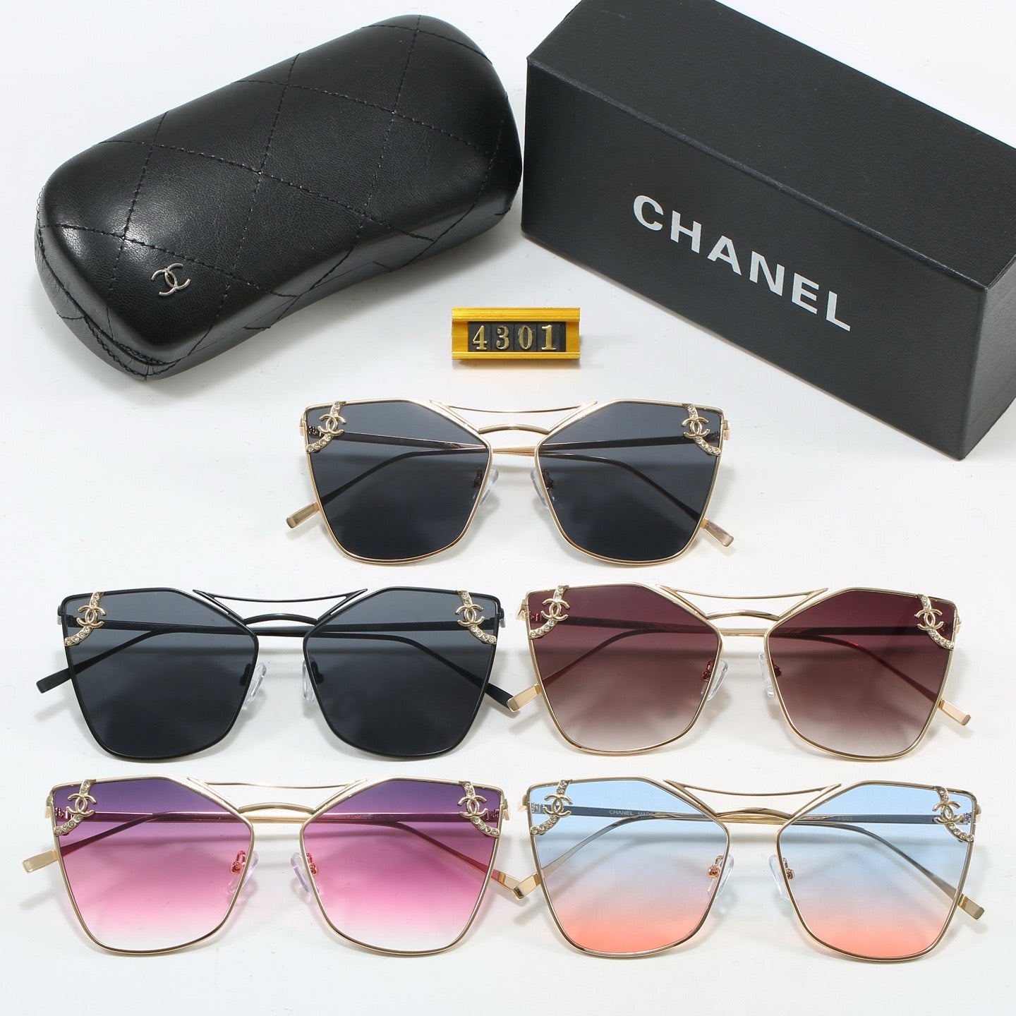 5-Color Fashion CC Sunglasses