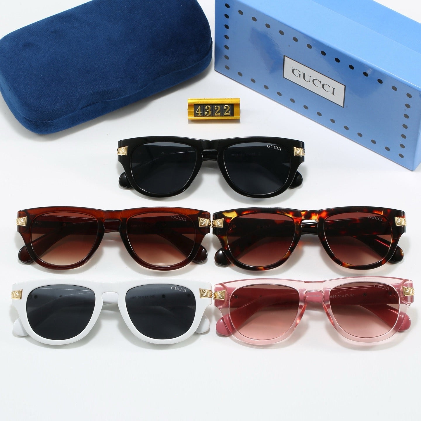 5-Color Fashion GG Sunglasses