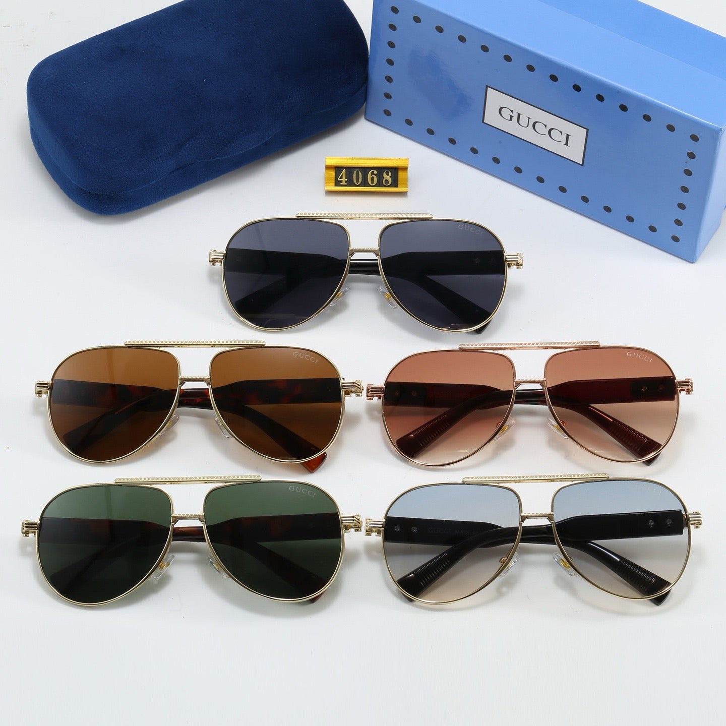 5-Color Fashion GG Sunglasses