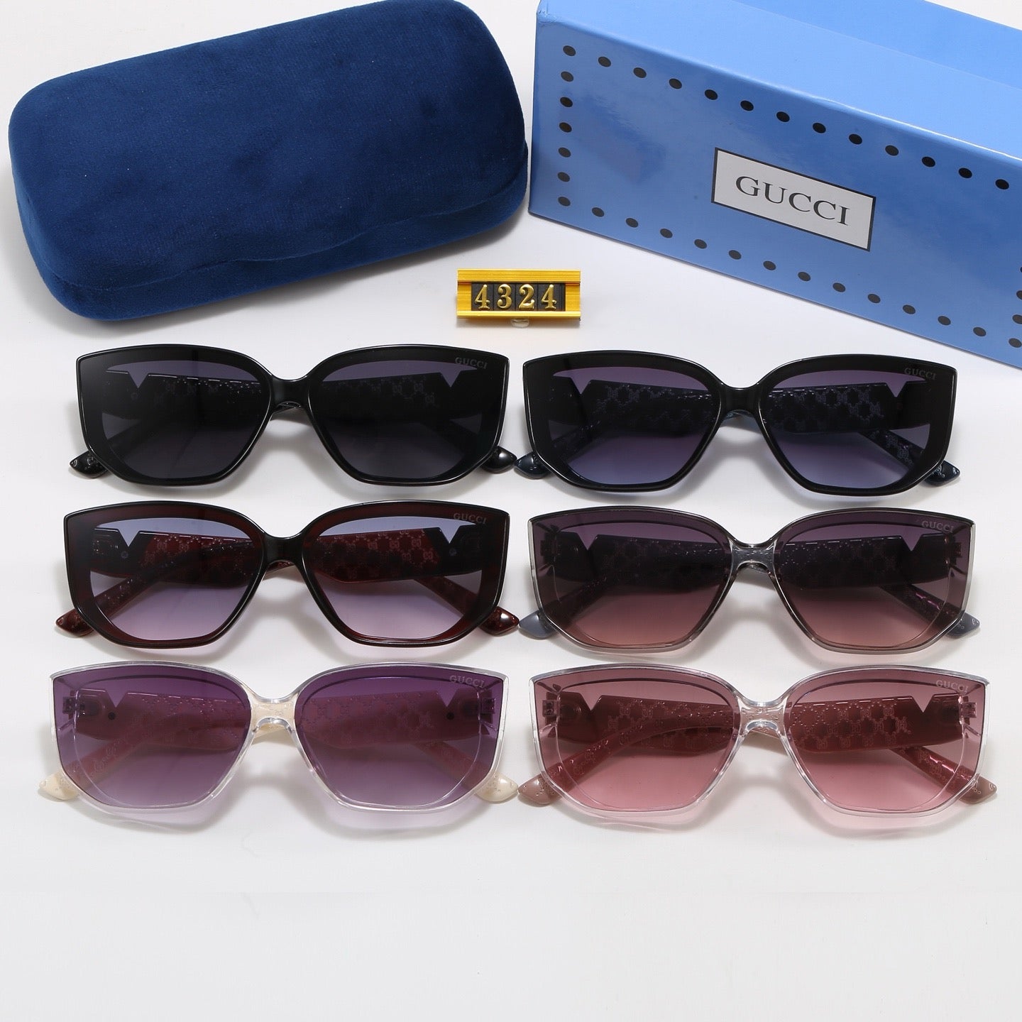 6-Color Fashion GG Sunglasses