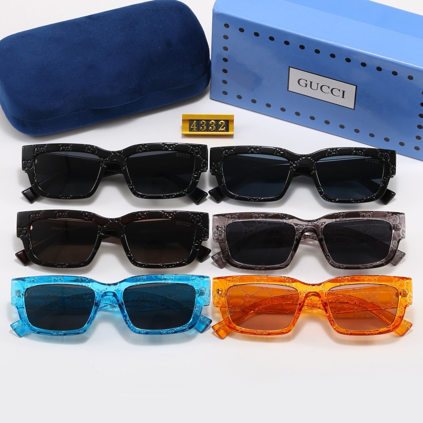 6-Color Fashion GG Sunglasses