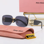4-Color Fashion "MM" Letter Sunglasses