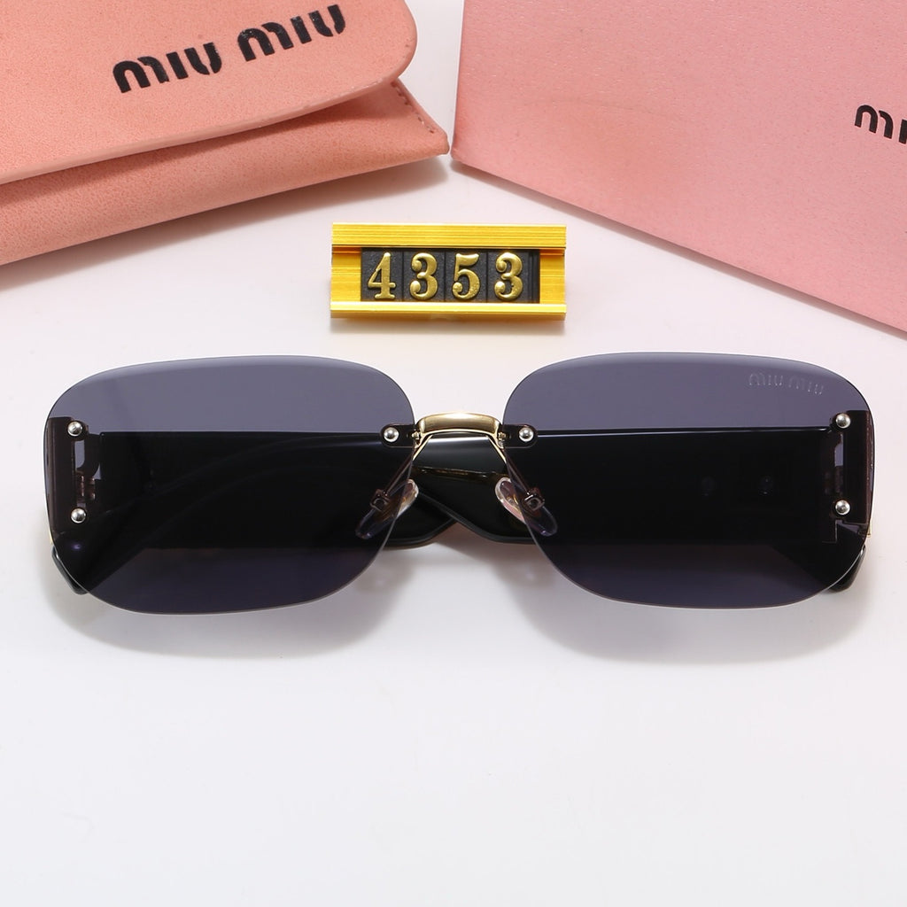 4-Color Fashion "MM" Letter Sunglasses