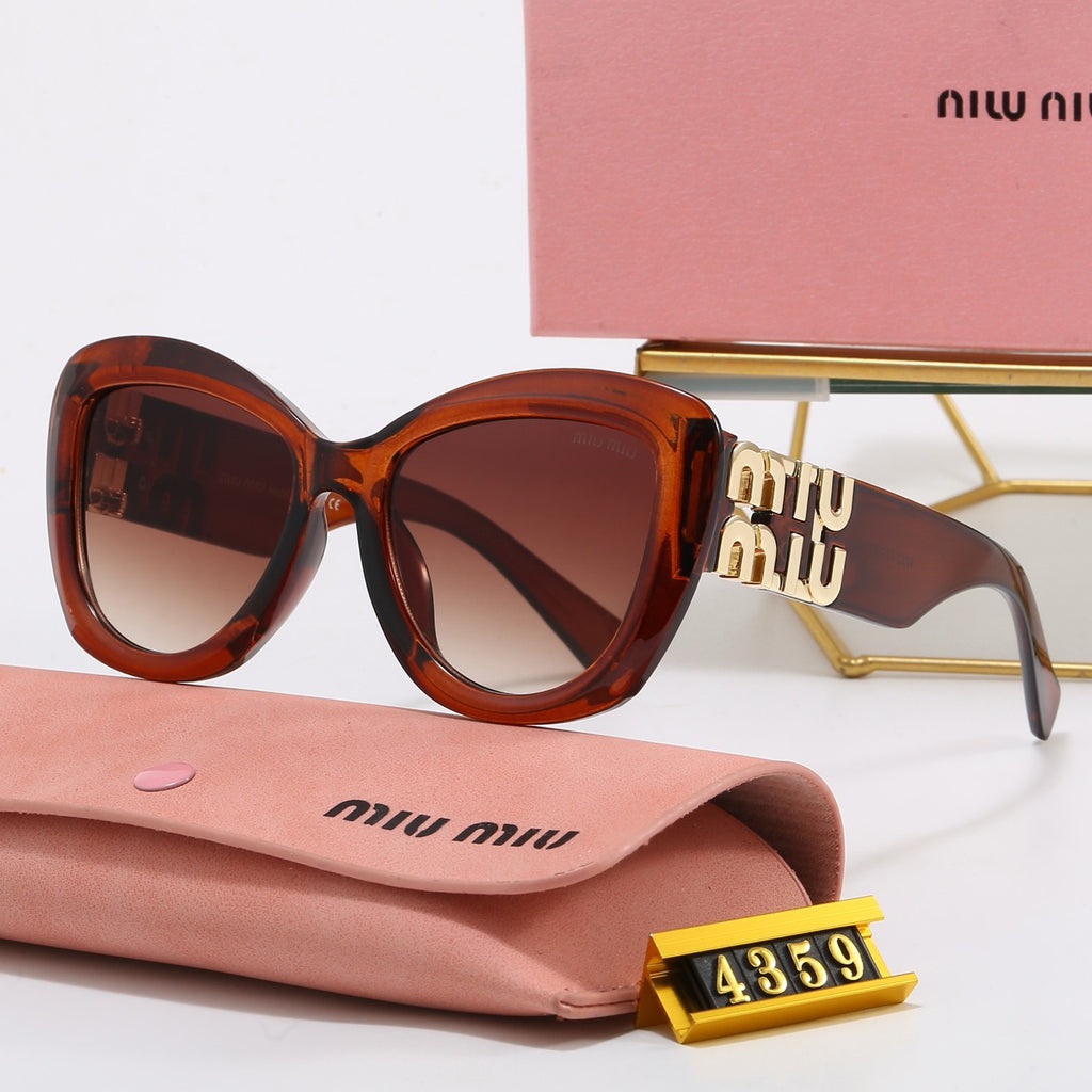 6-Color Stylish MM Letter Sunglasses