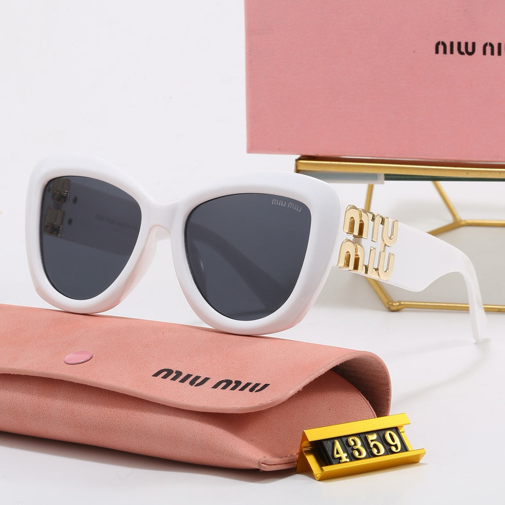 6-Color Stylish MM Letter Sunglasses
