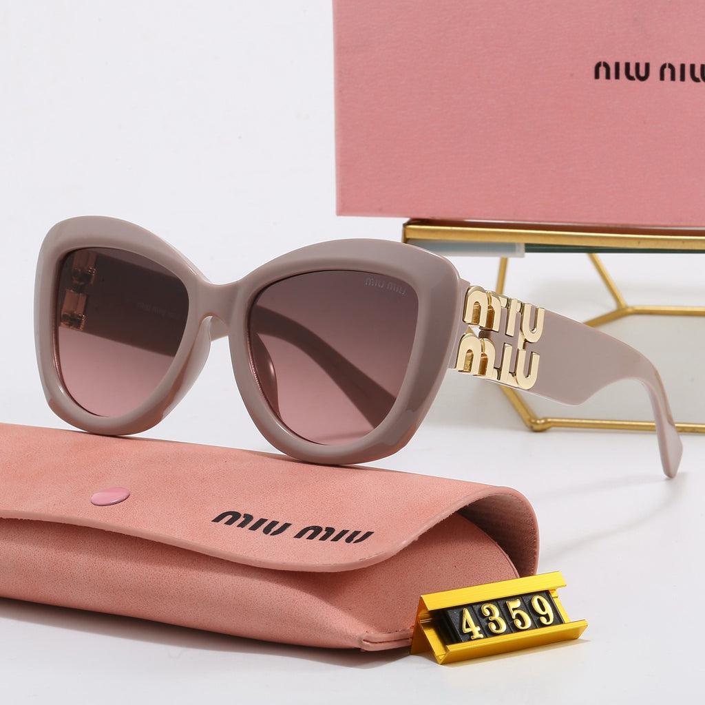 6-Color Stylish MM Letter Sunglasses
