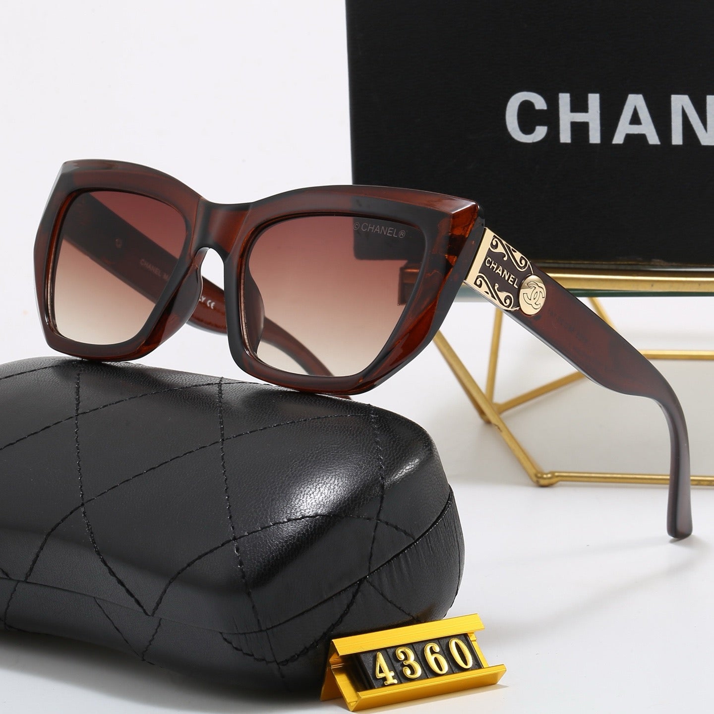 6-Color Stylish "CC" Letter Sunglasses