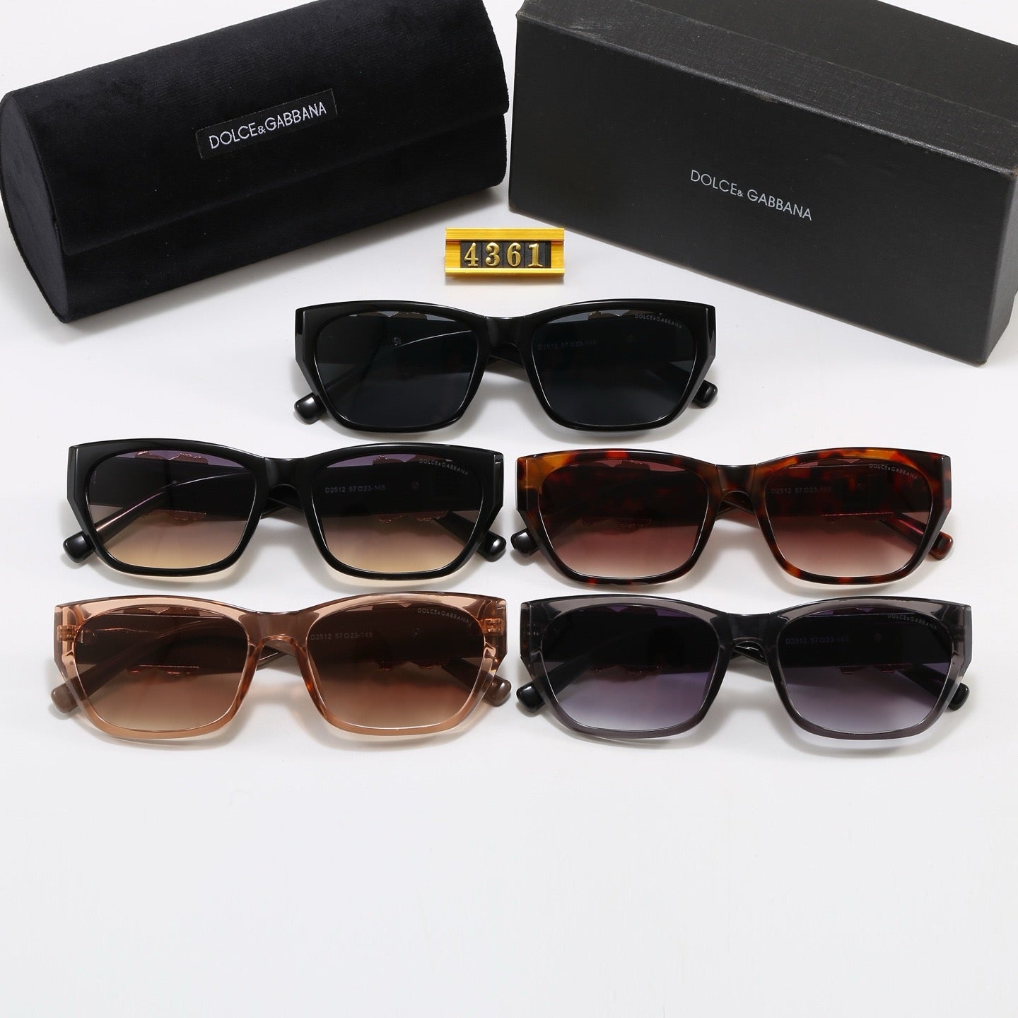 6-Color Fashion DC-Letter Sunglasses