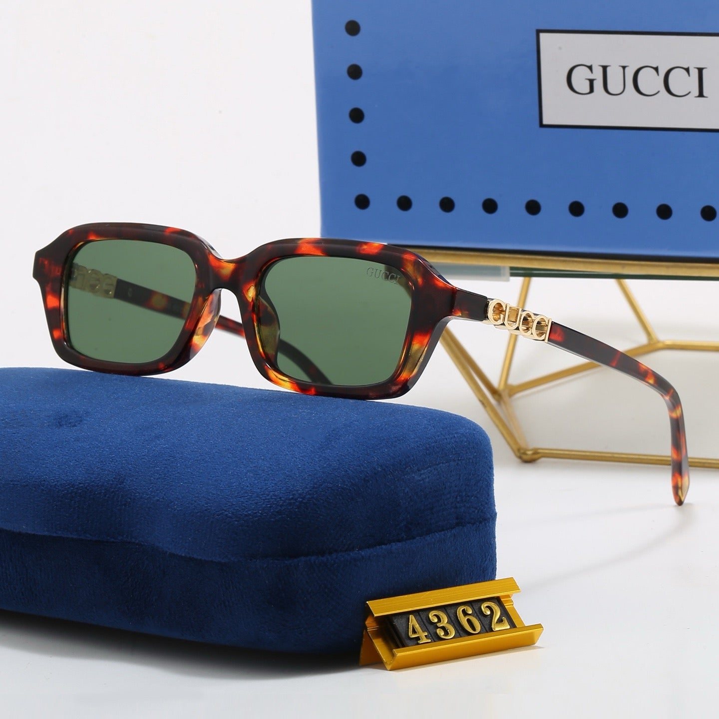 5-Color Fashion GG-Letter Sunglasses