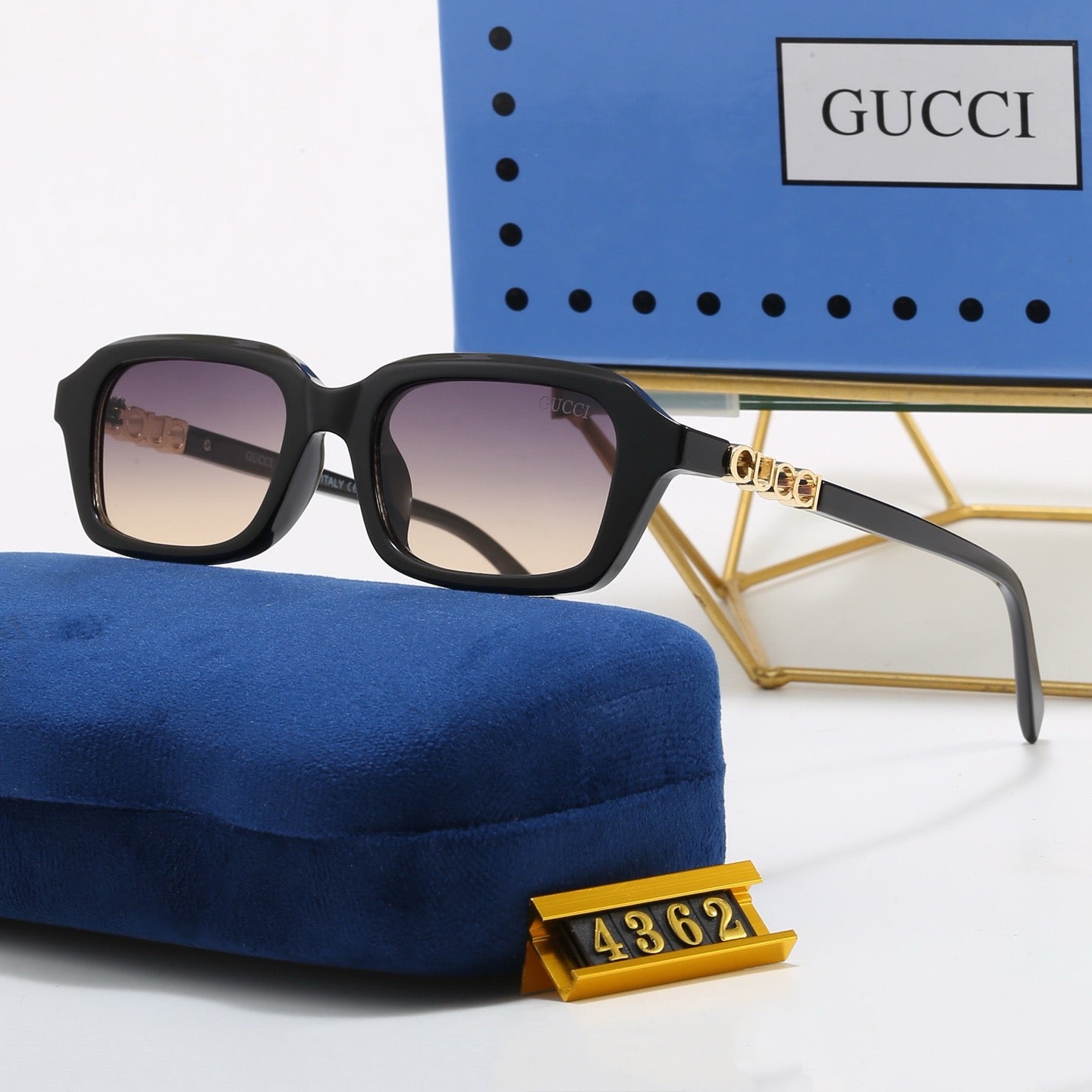 5-Color Fashion GG-Letter Sunglasses