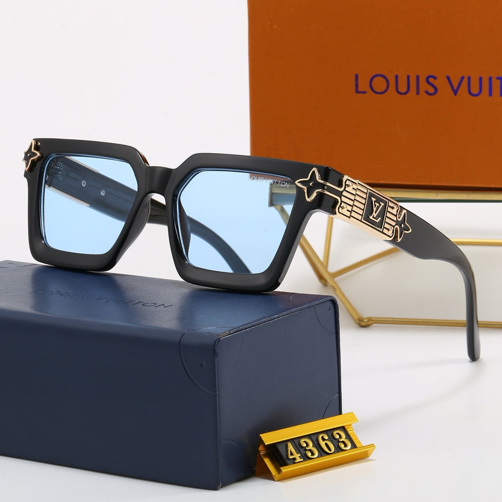 5-Color Stylish Four-Leaf Clover &amp; Letter Sunglasses