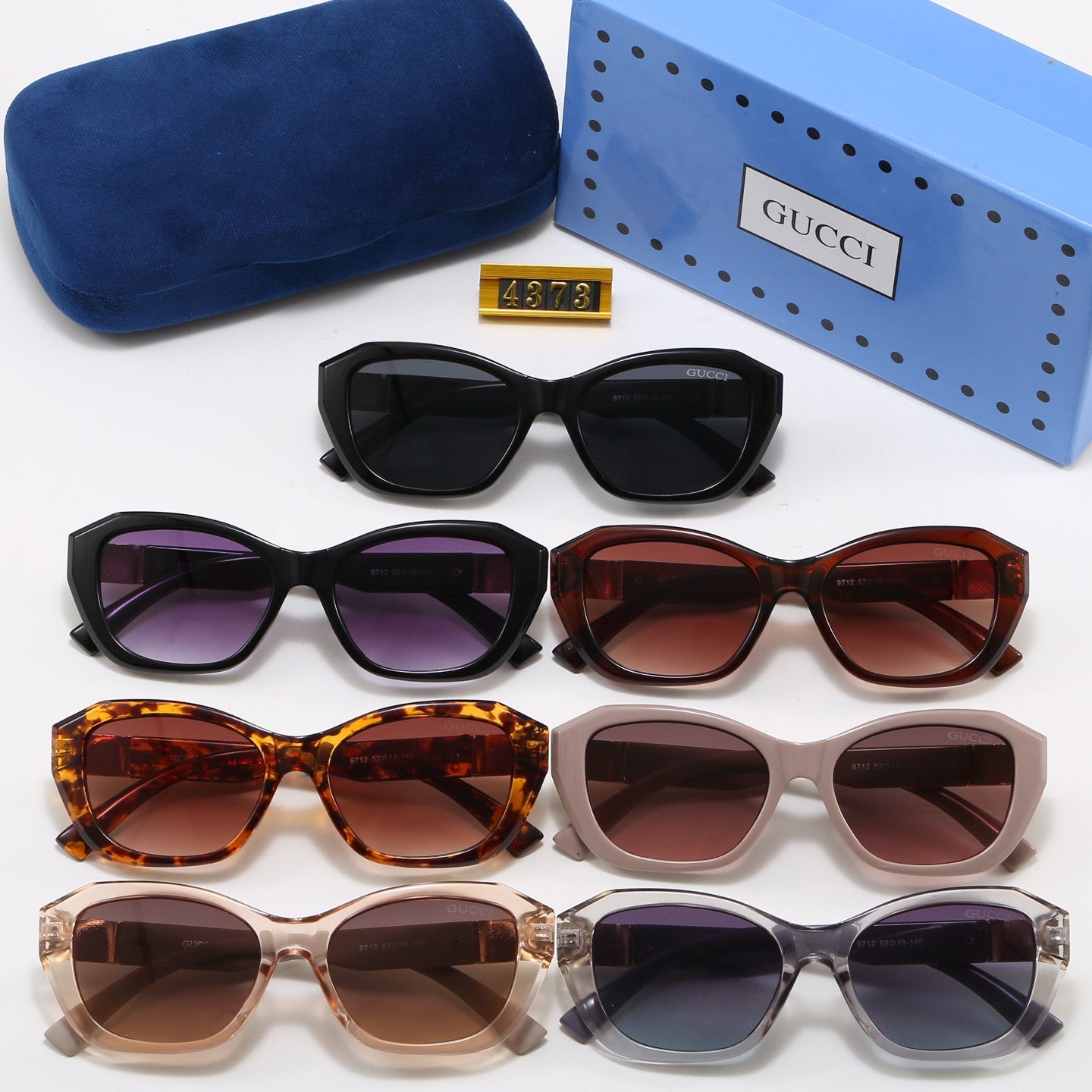 7-Color Stylish GG Letter Sunglasses