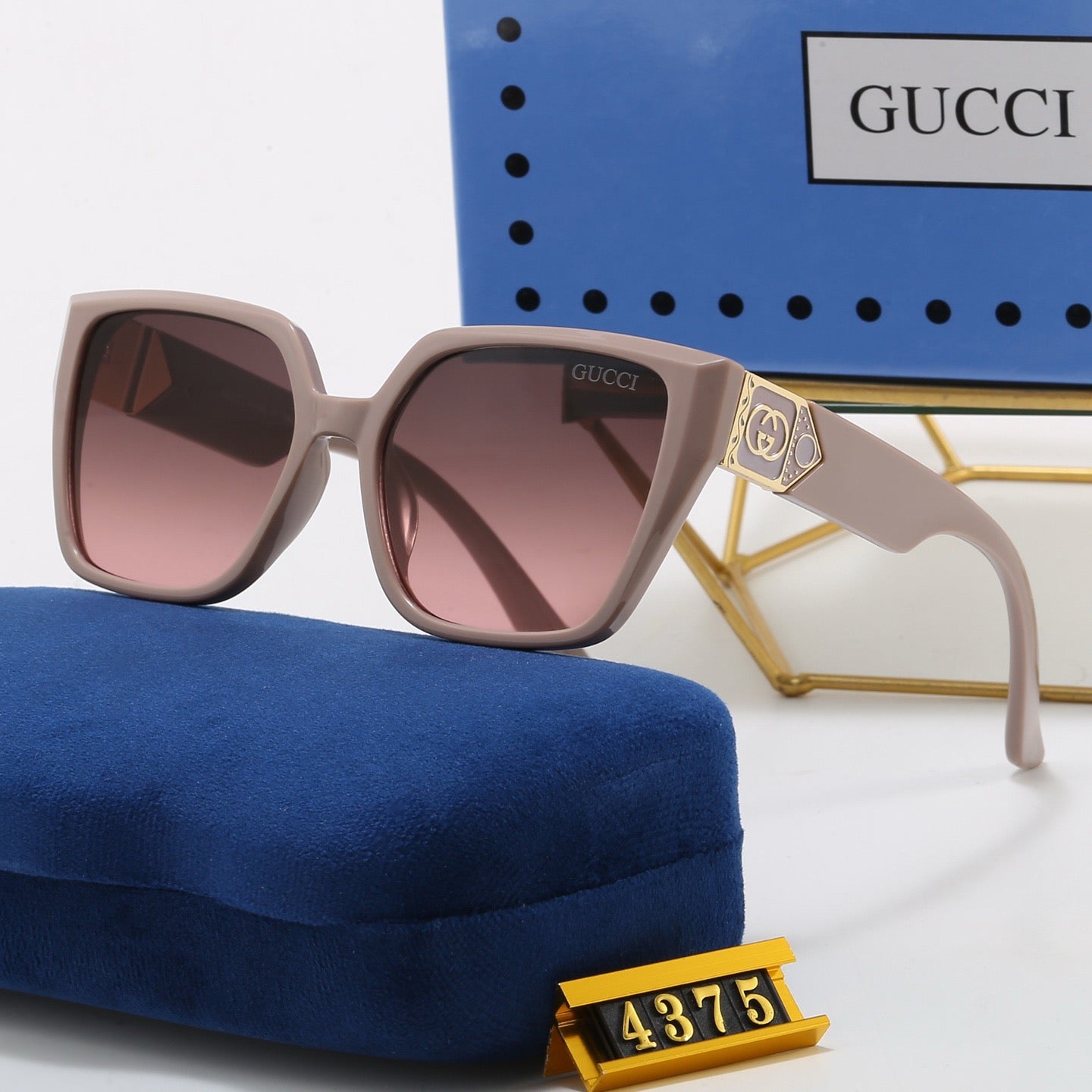 7-Color Stylish GG Letter Sunglasses