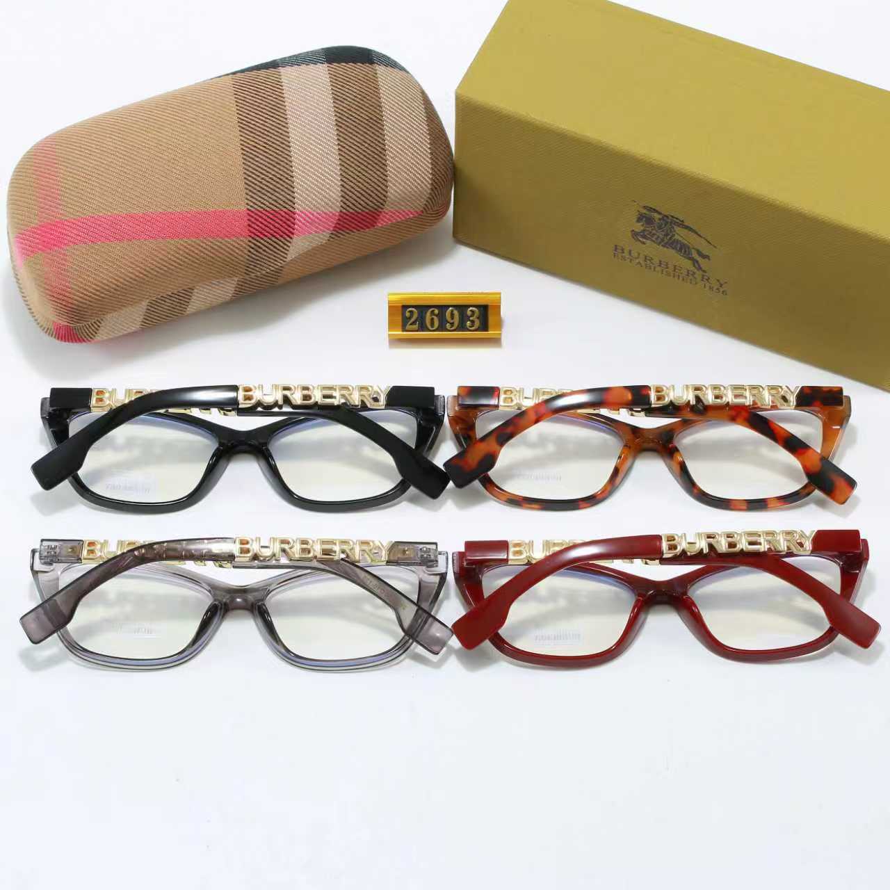 4-Color Stylish BU Letter Sunglasses