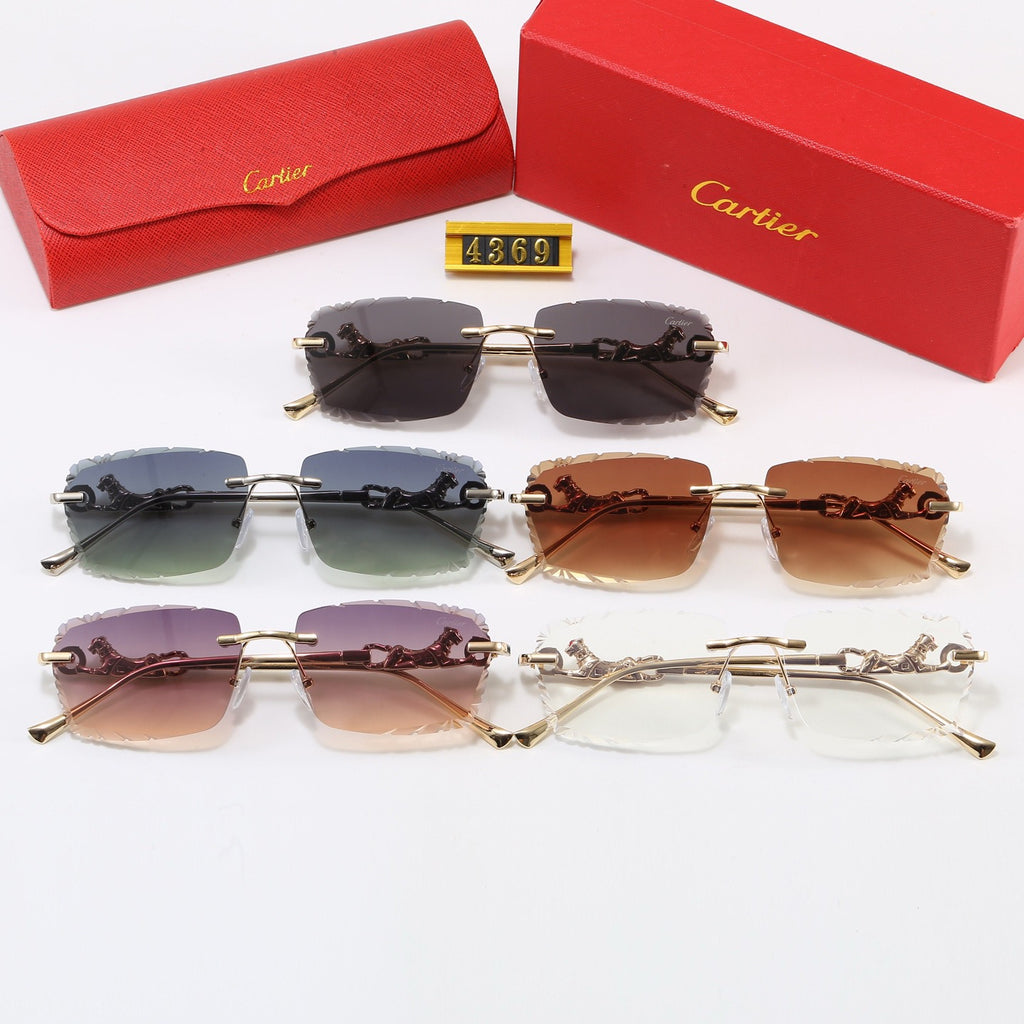 6-Color Stylish CRA Letter Sunglasses