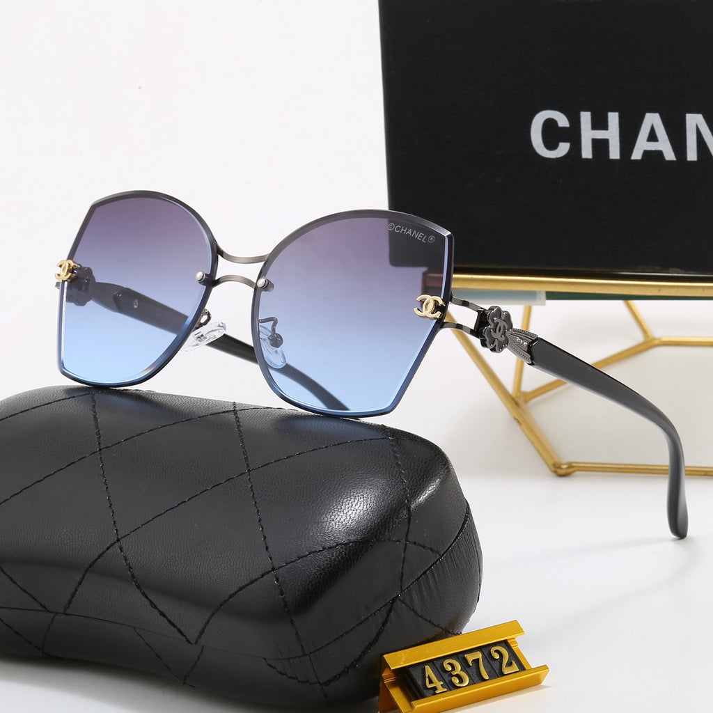 6-Color Stylish CC Letter Sunglasses