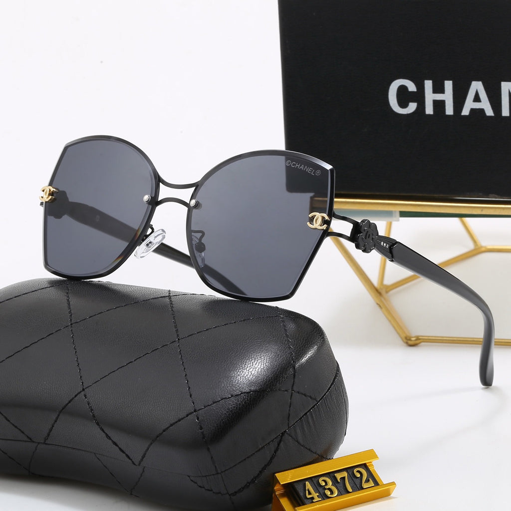 6-Color Stylish CC Letter Sunglasses
