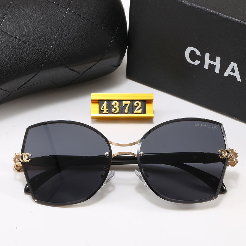 6-Color Stylish CC Letter Sunglasses