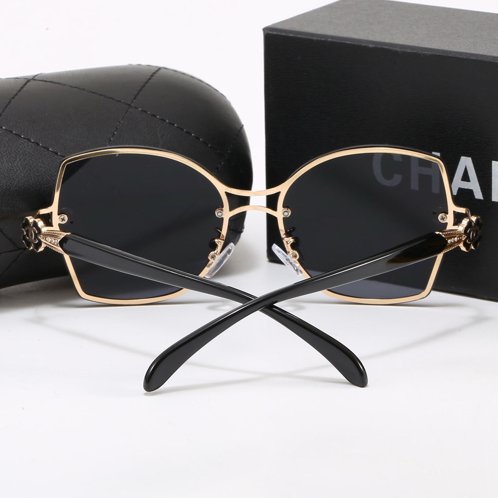 6-Color Stylish CC Letter Sunglasses