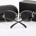 6-Color Stylish CC Letter Sunglasses