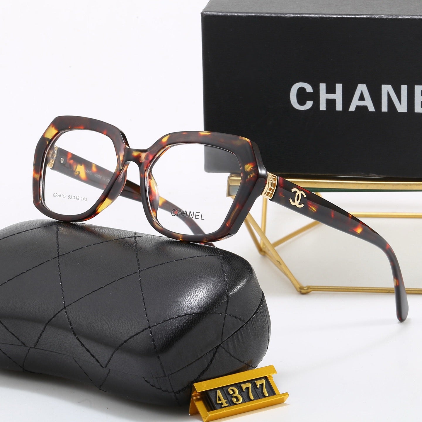 5-Color Stylish CC Letter Sunglasses