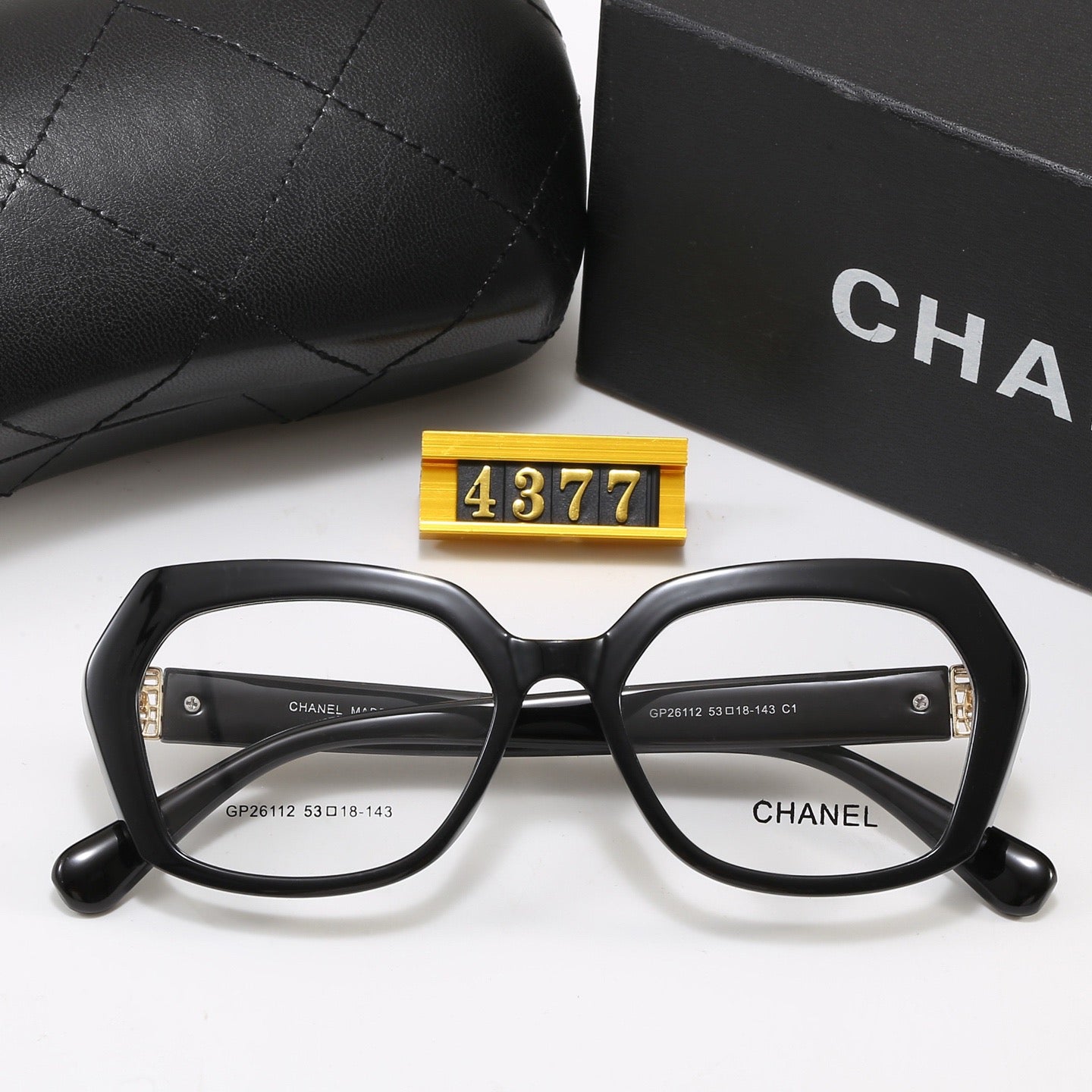 5-Color Stylish CC Letter Sunglasses
