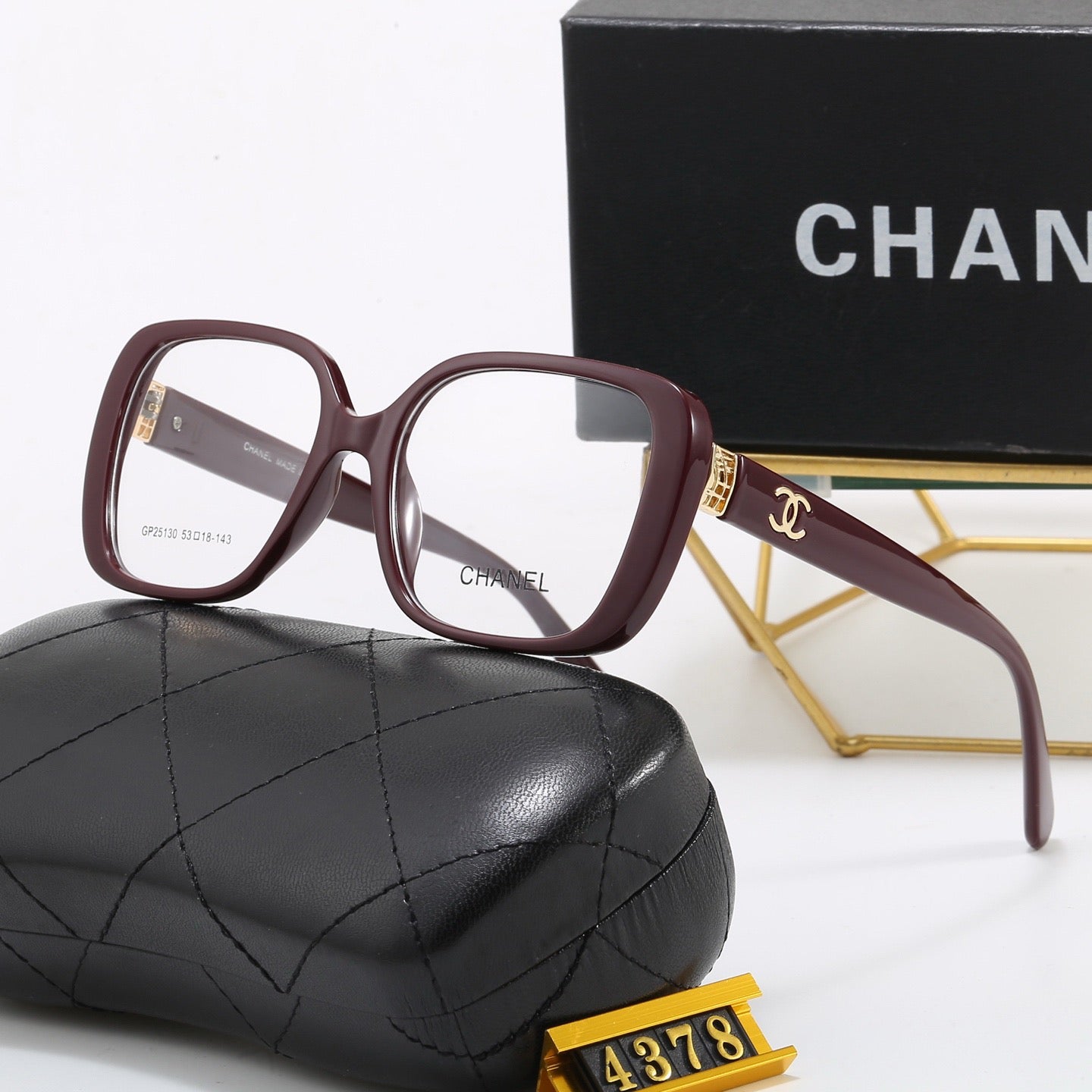 5-Color Stylish CC Letter Sunglasses