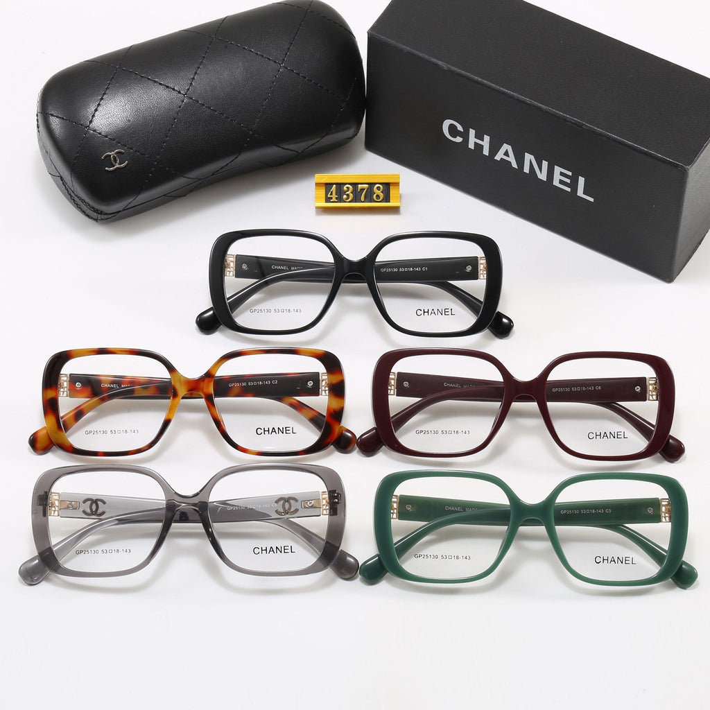 5-Color Stylish CC Letter Sunglasses