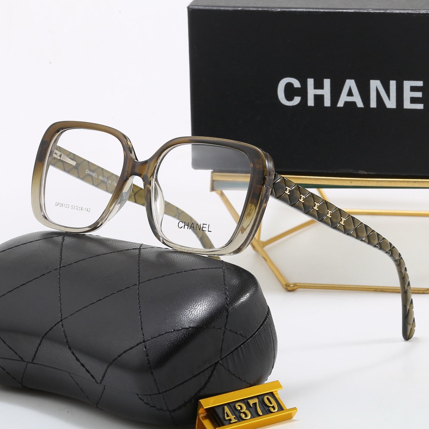 6-Color Stylish CC Letter Sunglasses