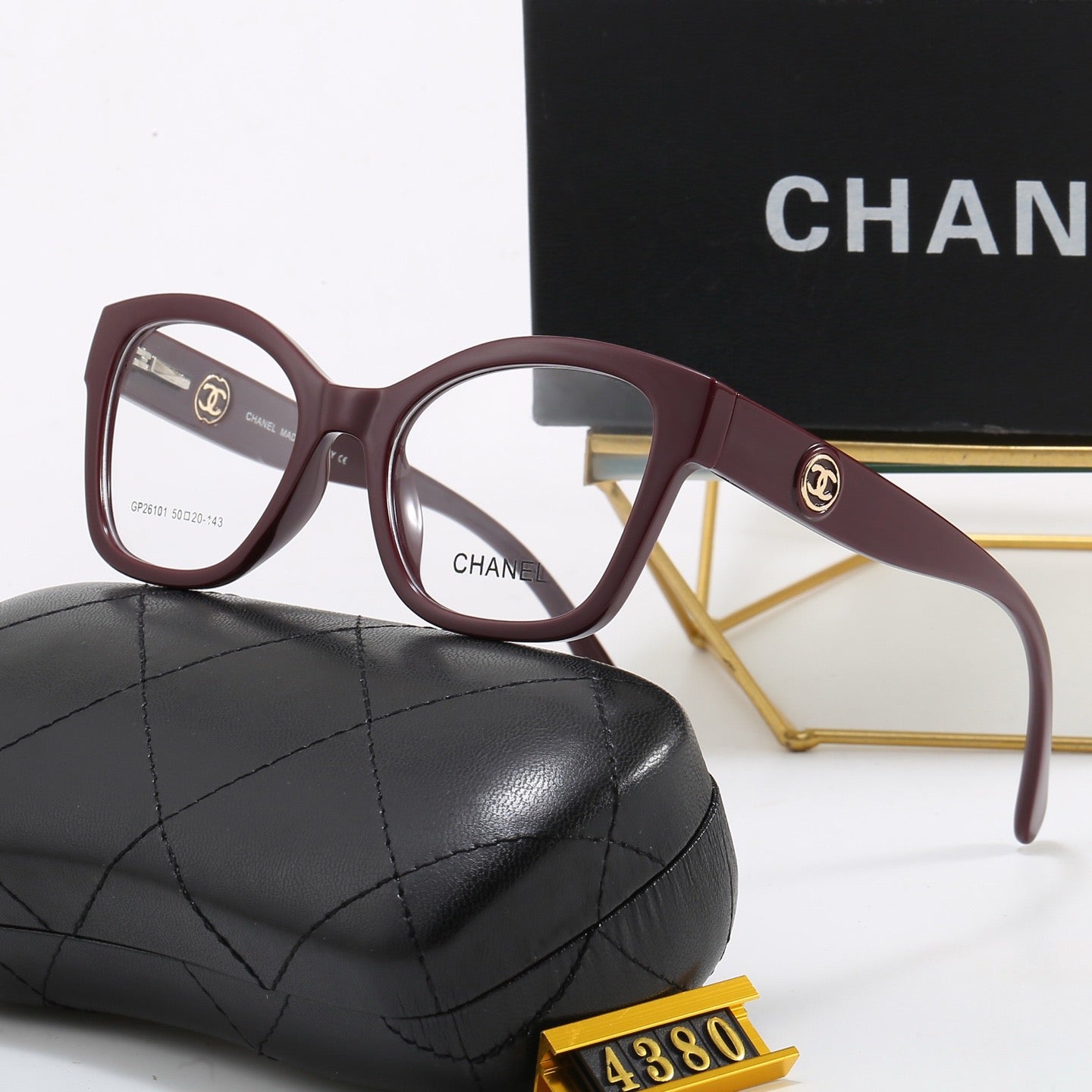 6-Color Stylish CC Letter Sunglasses