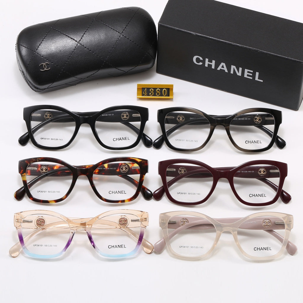 6-Color Stylish CC Letter Sunglasses
