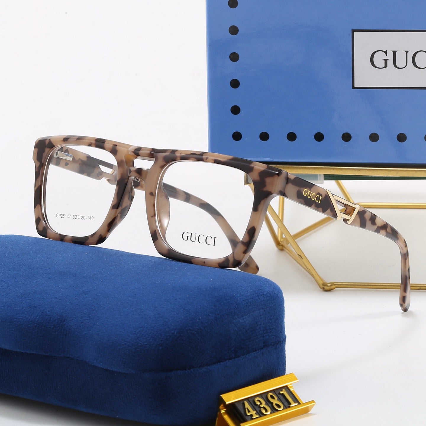6-Color Stylish GG Letter Sunglasses