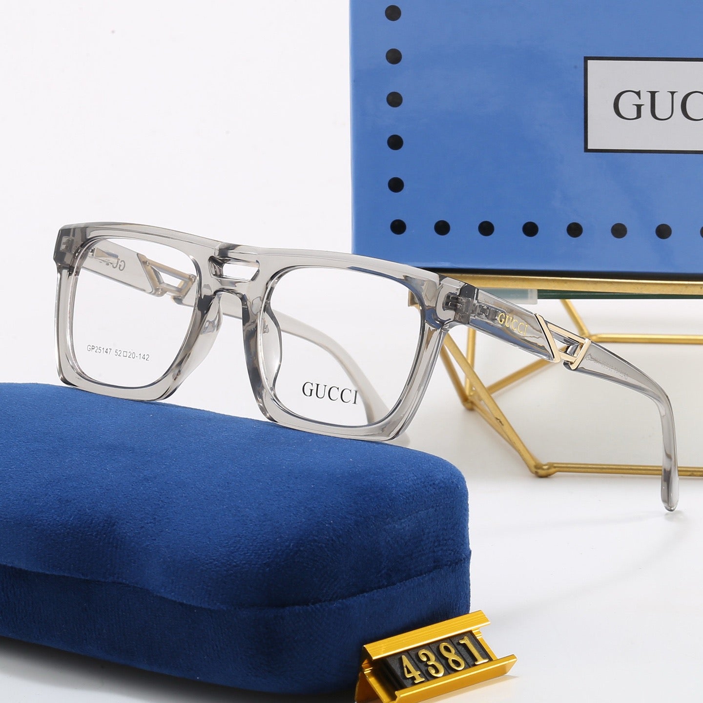 6-Color Stylish GG Letter Sunglasses