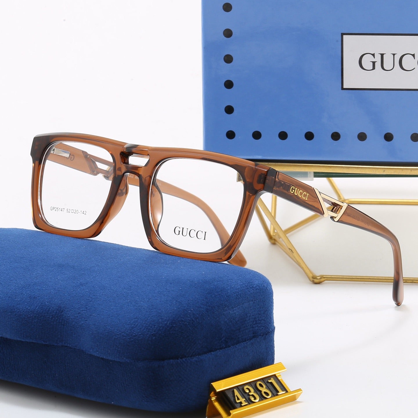 6-Color Stylish GG Letter Sunglasses