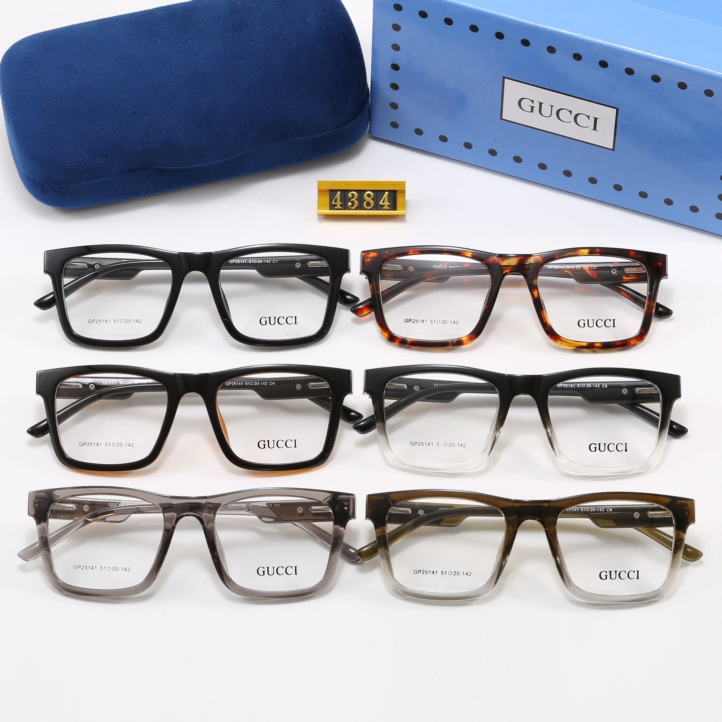 6-Color Stylish GG Letter Sunglasses