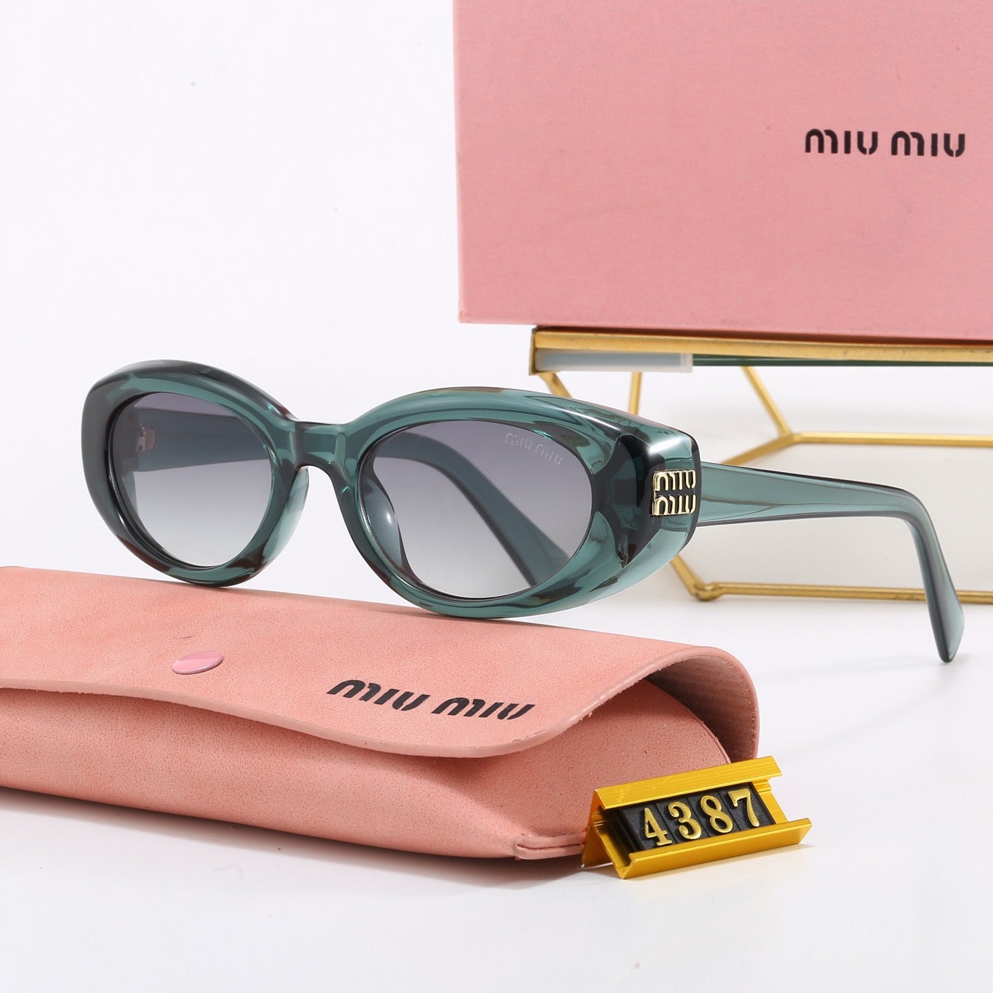 5-Color Stylish MM Letter Sunglasses