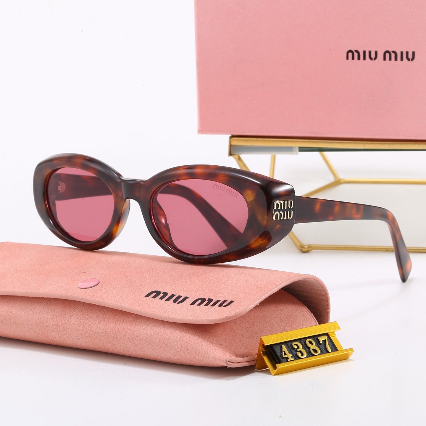 5-Color Stylish MM Letter Sunglasses