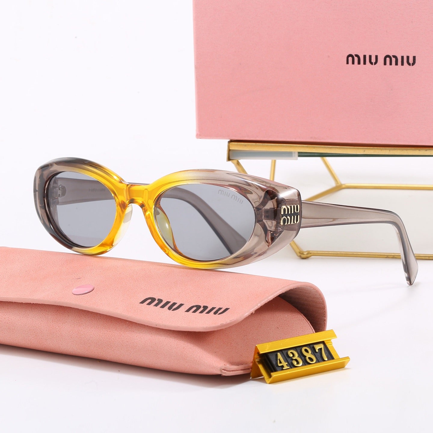 5-Color Stylish MM Letter Sunglasses