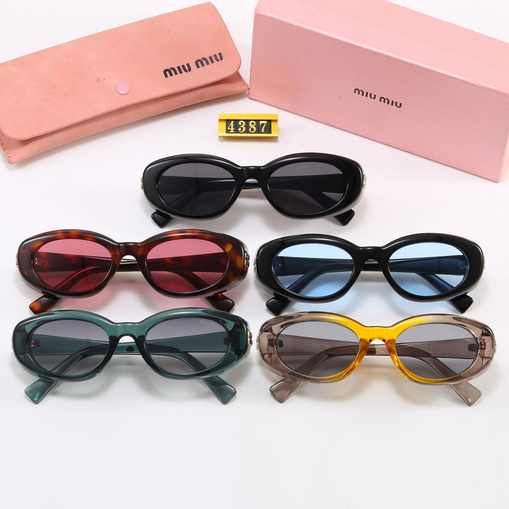 5-Color Stylish MM Letter Sunglasses