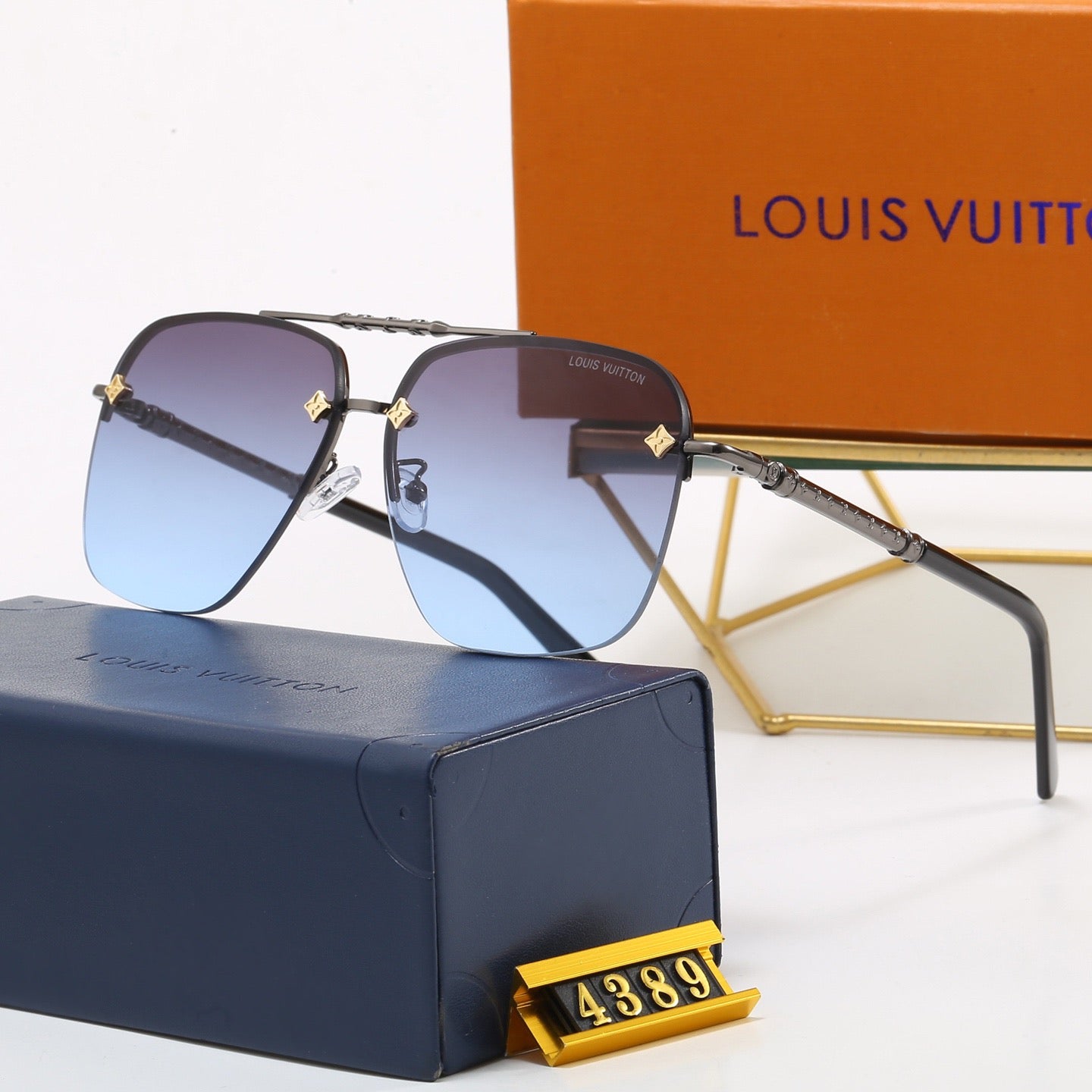 5-Color Stylish L Letter Sunglasses