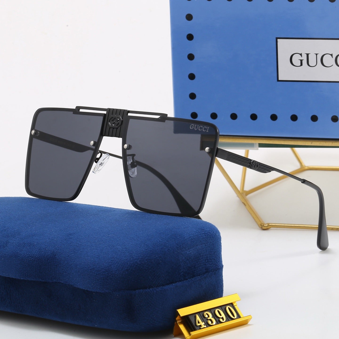 5-Color Stylish GG Letter Sunglasses