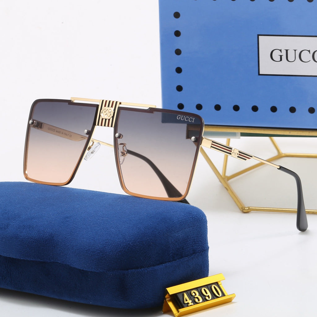 5-Color Stylish GG Letter Sunglasses