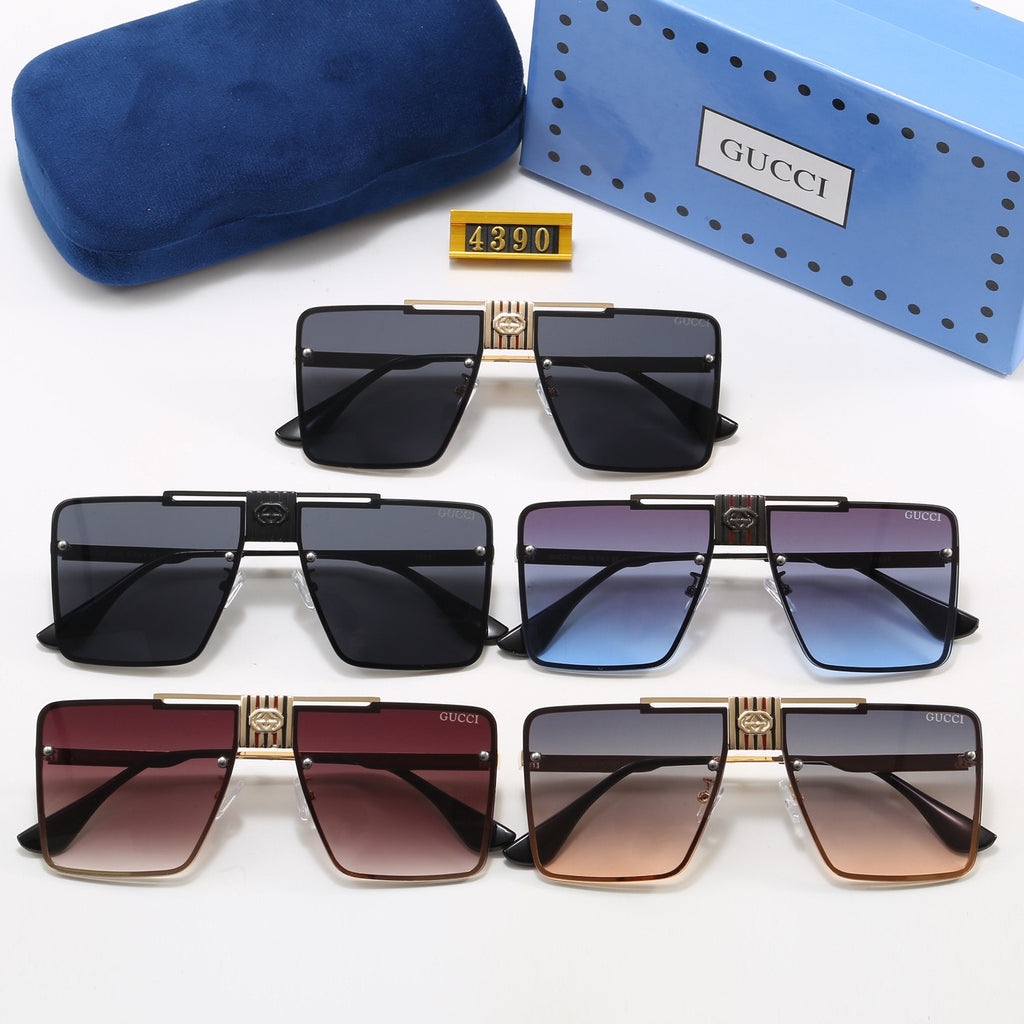 5-Color Stylish GG Letter Sunglasses