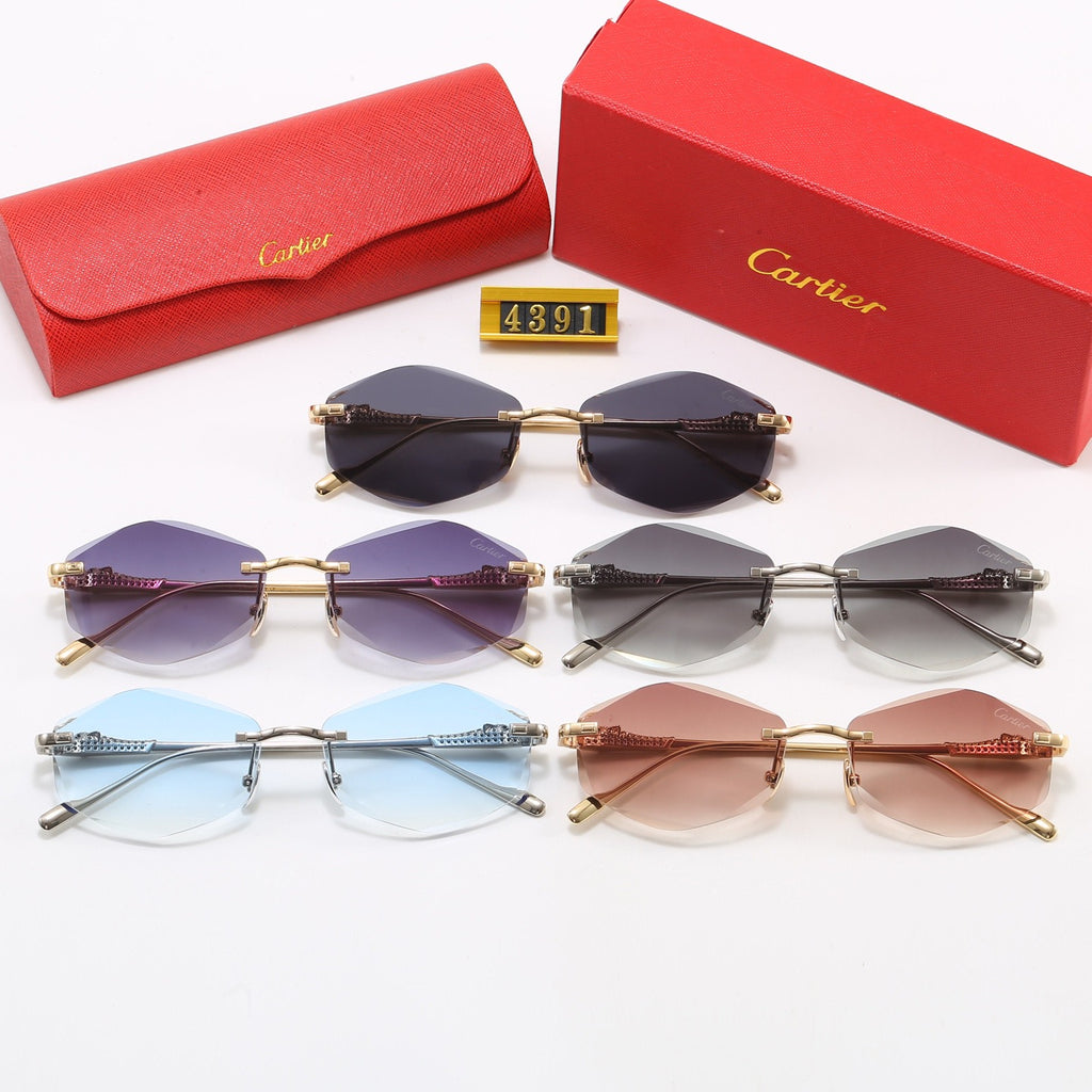 5-Color Stylish CRA Letter Sunglasses
