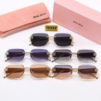 5-Color Stylish MM Letter Sunglasses