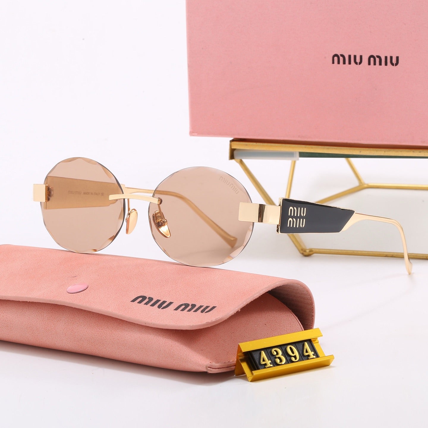 5-Color Stylish MM Letter Sunglasses
