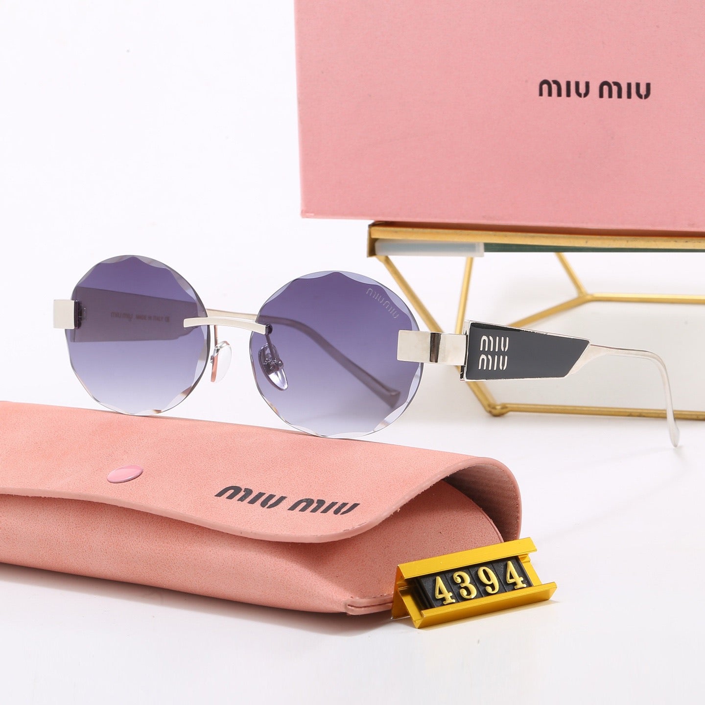 5-Color Stylish MM Letter Sunglasses