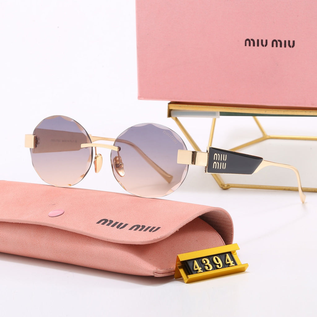 5-Color Stylish MM Letter Sunglasses