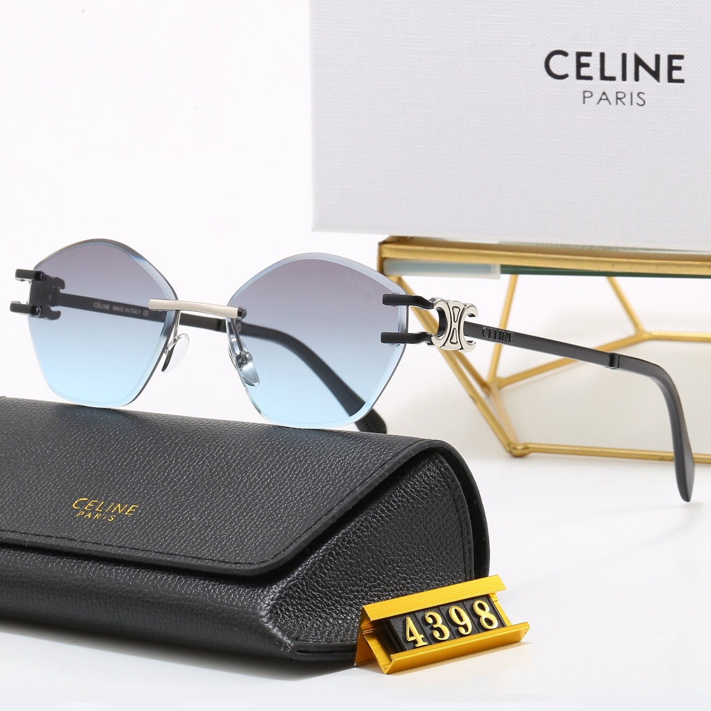 5-Color Stylish CE Letter Sunglasses